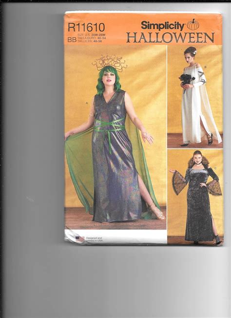 simplicity halloween sewing patterns